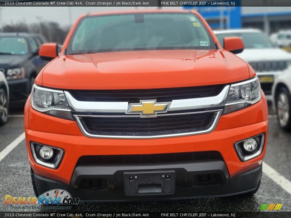 2019 Chevrolet Colorado WT Crew Cab 4x4 Crush (Orange) / Jet Black/Dark Ash Photo #2