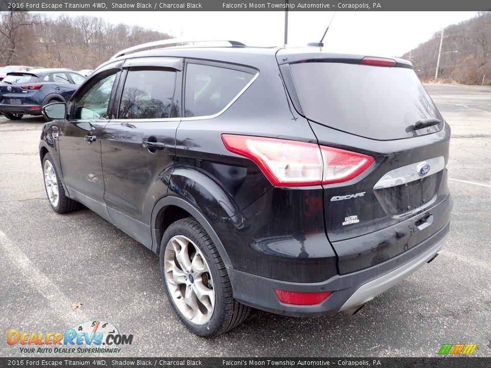 2016 Ford Escape Titanium 4WD Shadow Black / Charcoal Black Photo #2