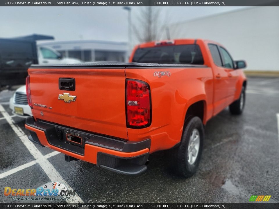 2019 Chevrolet Colorado WT Crew Cab 4x4 Crush (Orange) / Jet Black/Dark Ash Photo #4