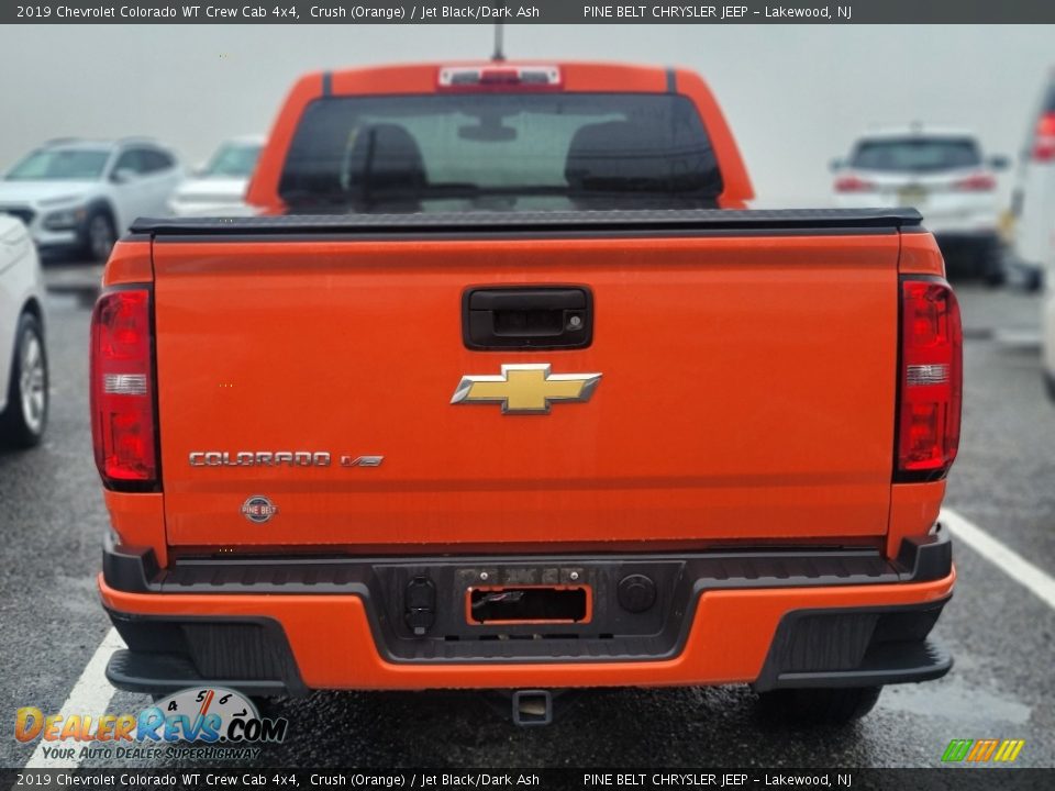 2019 Chevrolet Colorado WT Crew Cab 4x4 Crush (Orange) / Jet Black/Dark Ash Photo #5