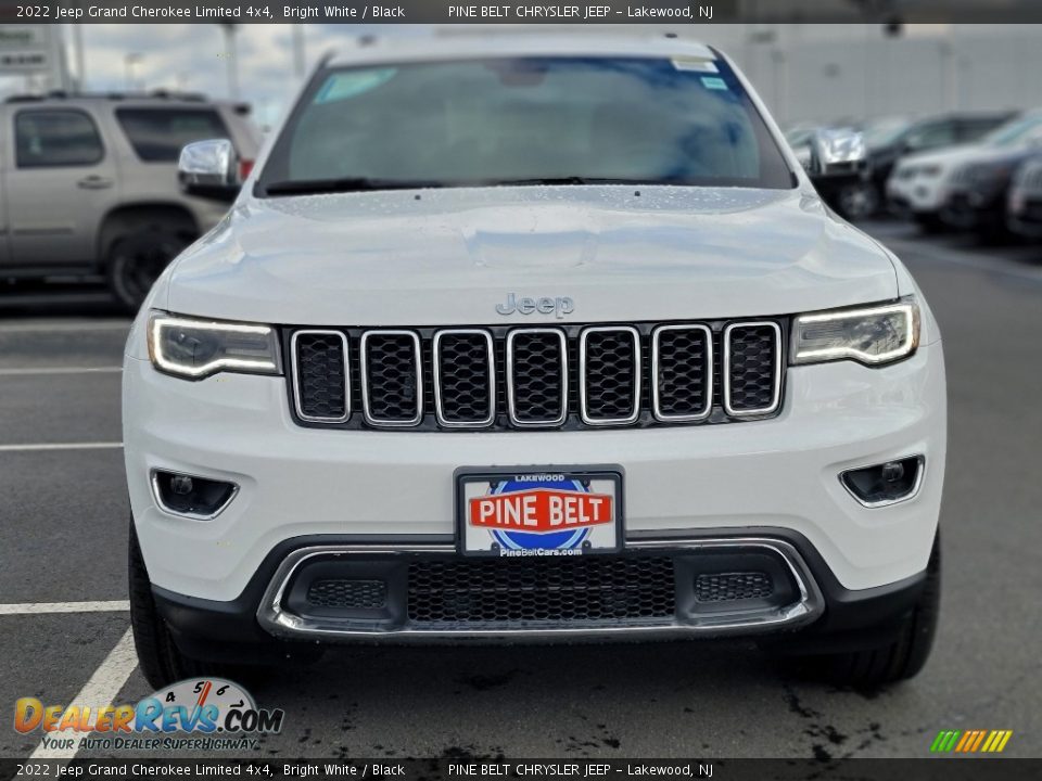 2022 Jeep Grand Cherokee Limited 4x4 Bright White / Black Photo #2