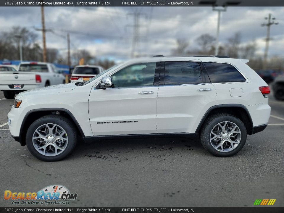 2022 Jeep Grand Cherokee Limited 4x4 Bright White / Black Photo #3