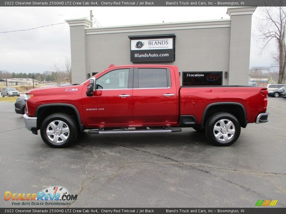 2022 Chevrolet Silverado 2500HD LTZ Crew Cab 4x4 Cherry Red Tintcoat / Jet Black Photo #1