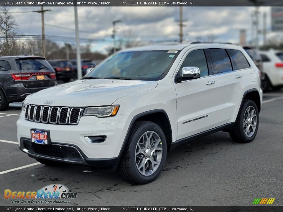 2022 Jeep Grand Cherokee Limited 4x4 Bright White / Black Photo #1