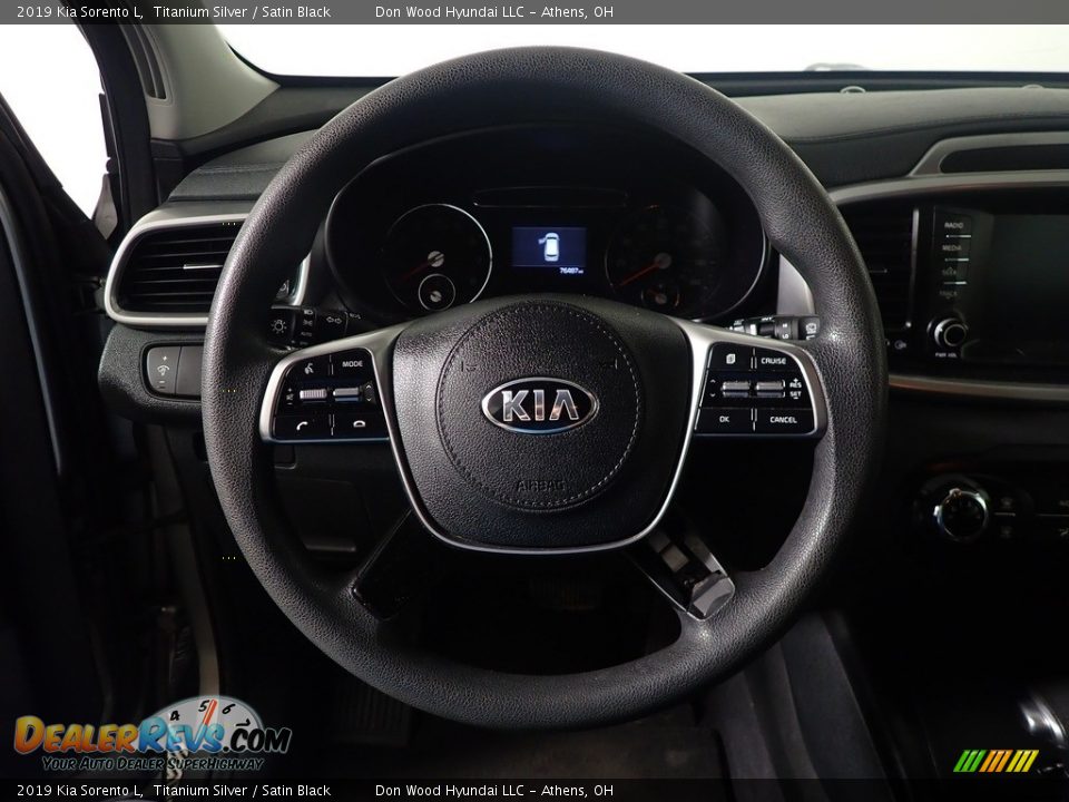 2019 Kia Sorento L Titanium Silver / Satin Black Photo #27