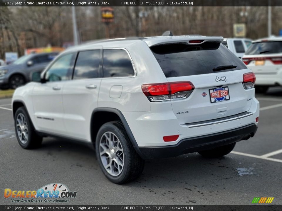 2022 Jeep Grand Cherokee Limited 4x4 Bright White / Black Photo #4