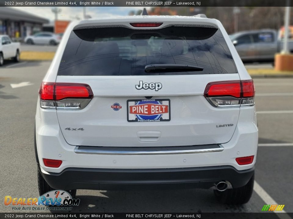 2022 Jeep Grand Cherokee Limited 4x4 Bright White / Black Photo #5