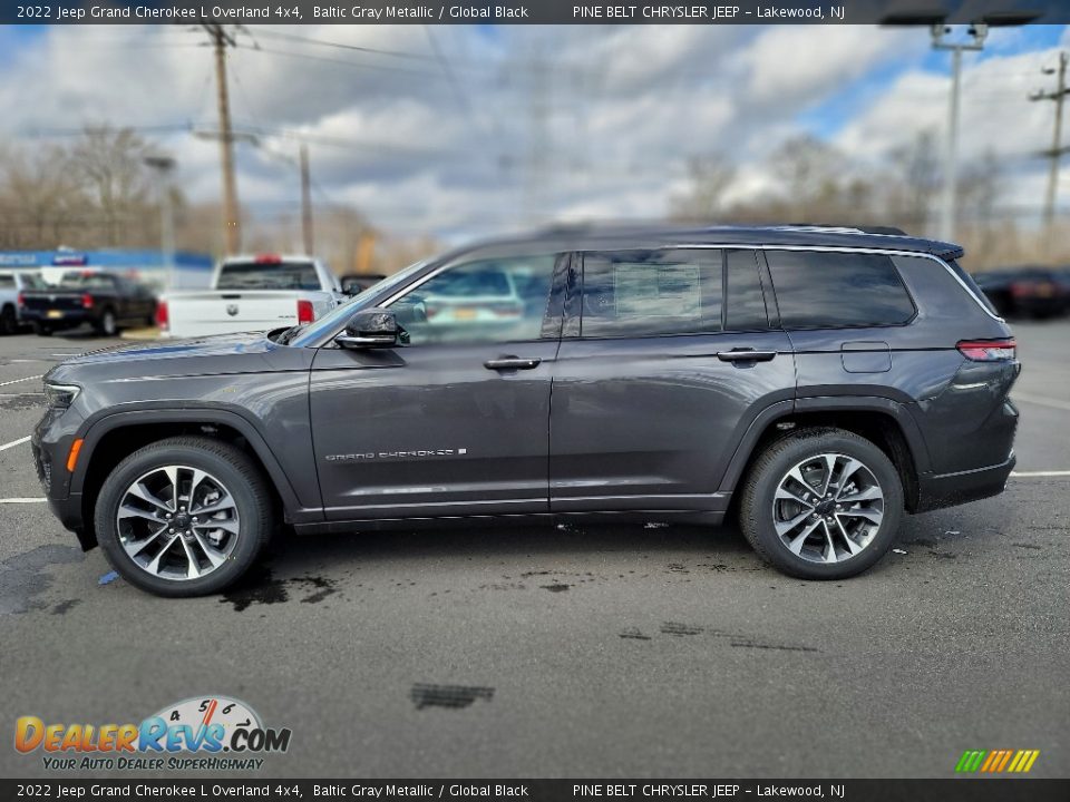 2022 Jeep Grand Cherokee L Overland 4x4 Baltic Gray Metallic / Global Black Photo #3