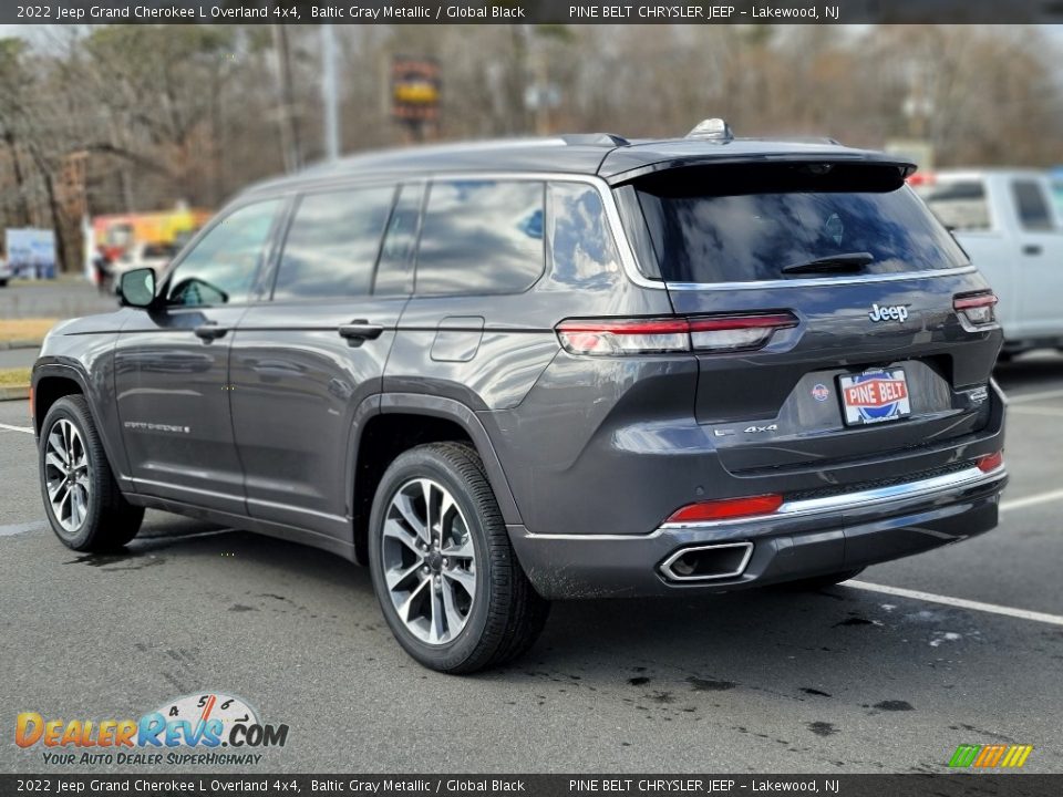 2022 Jeep Grand Cherokee L Overland 4x4 Baltic Gray Metallic / Global Black Photo #4
