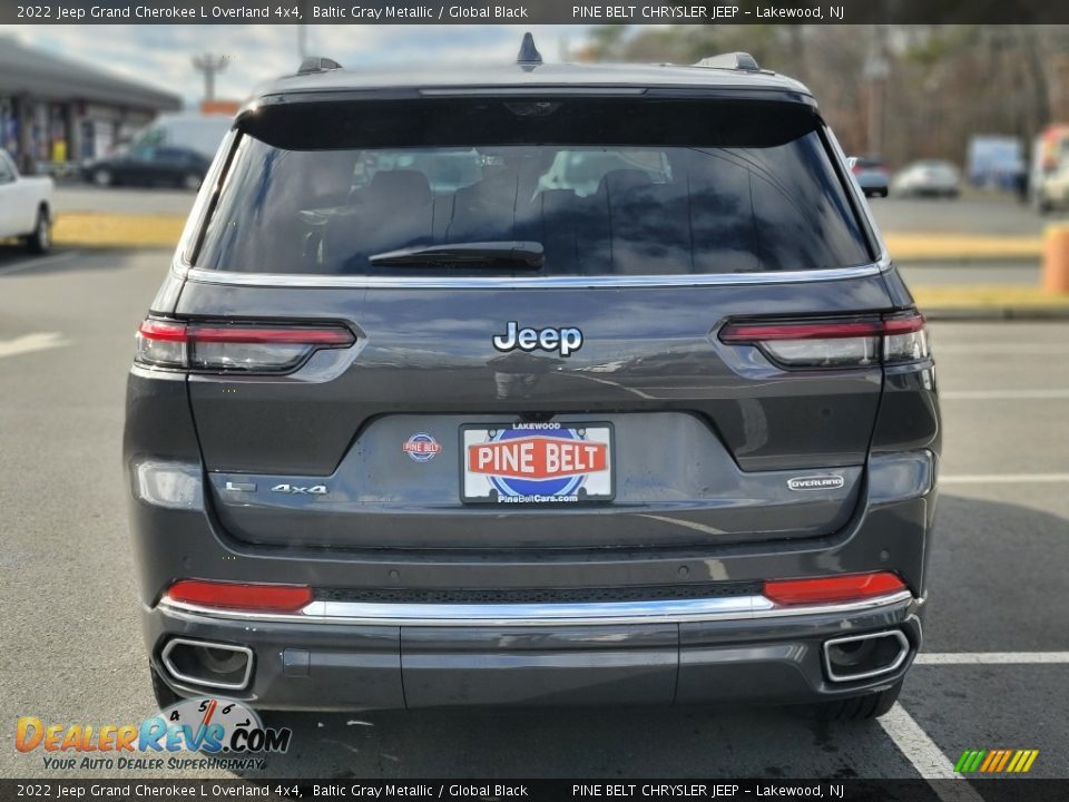 2022 Jeep Grand Cherokee L Overland 4x4 Baltic Gray Metallic / Global Black Photo #5