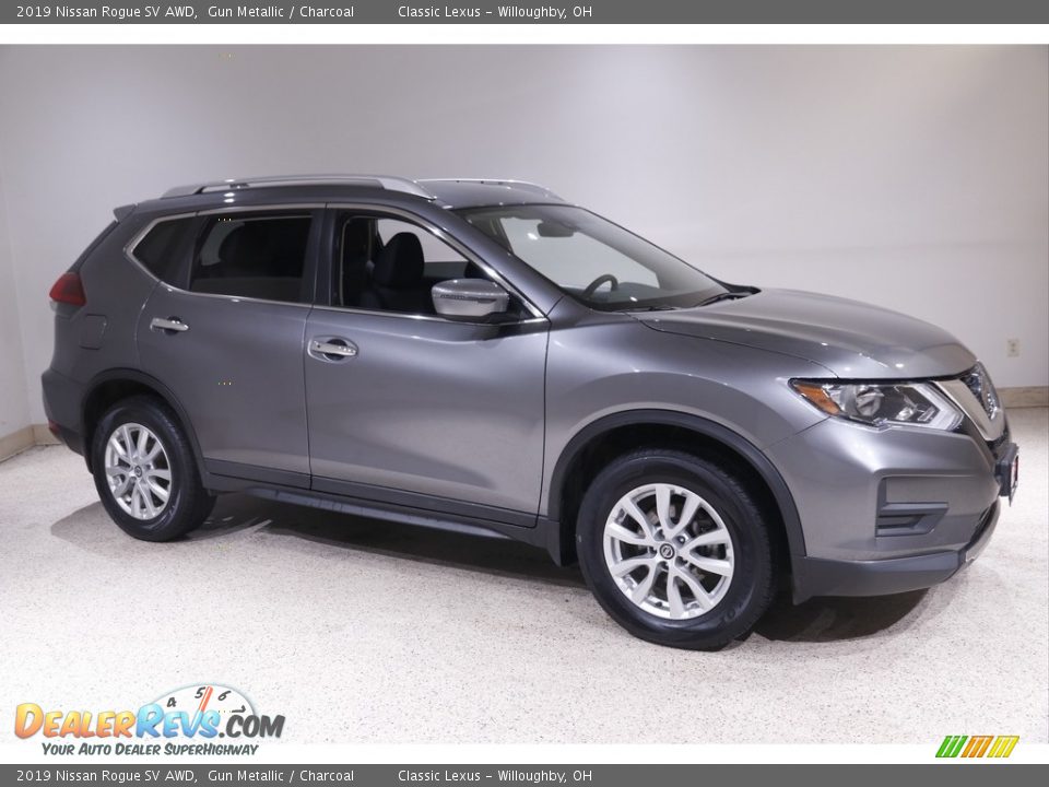 2019 Nissan Rogue SV AWD Gun Metallic / Charcoal Photo #1