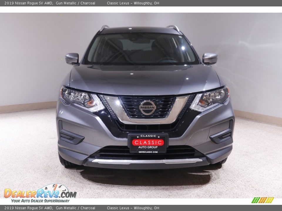 2019 Nissan Rogue SV AWD Gun Metallic / Charcoal Photo #2