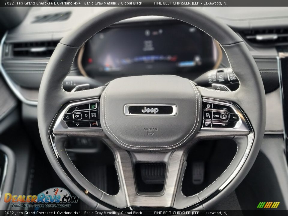 2022 Jeep Grand Cherokee L Overland 4x4 Baltic Gray Metallic / Global Black Photo #10