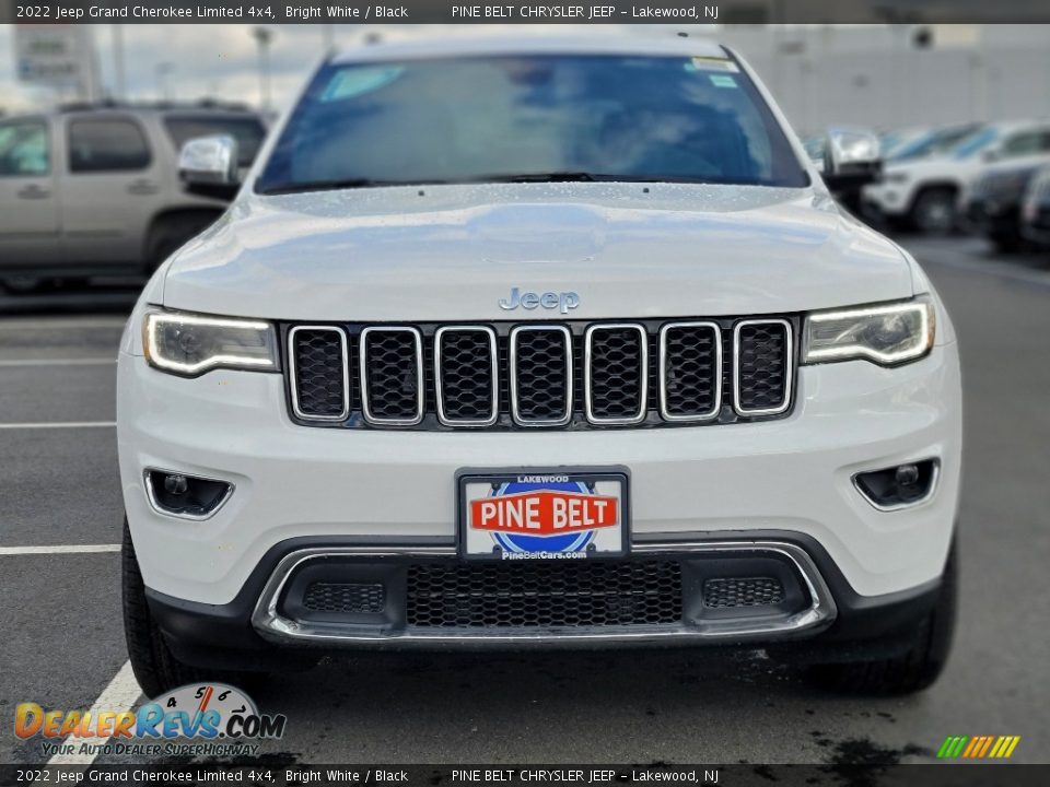 2022 Jeep Grand Cherokee Limited 4x4 Bright White / Black Photo #2