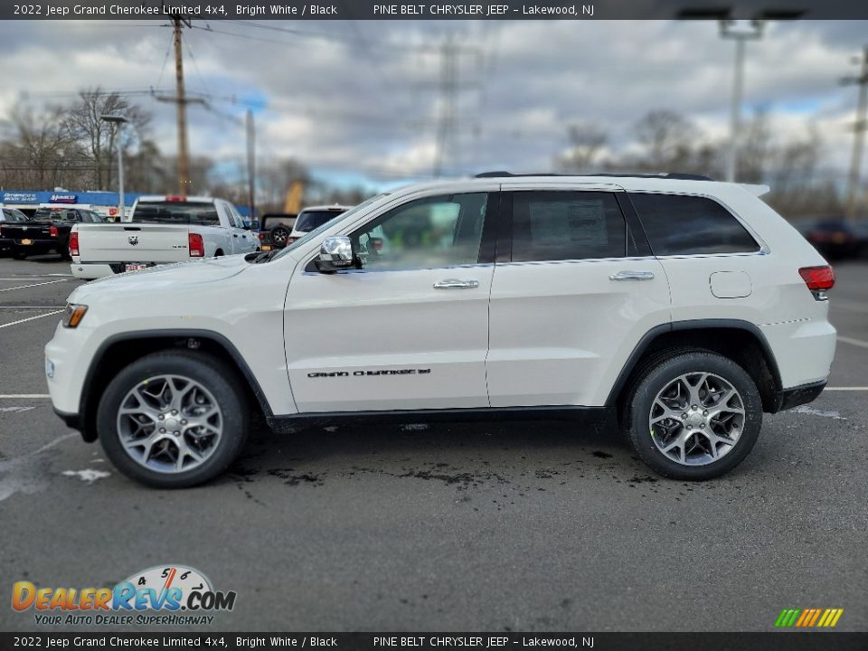 2022 Jeep Grand Cherokee Limited 4x4 Bright White / Black Photo #3