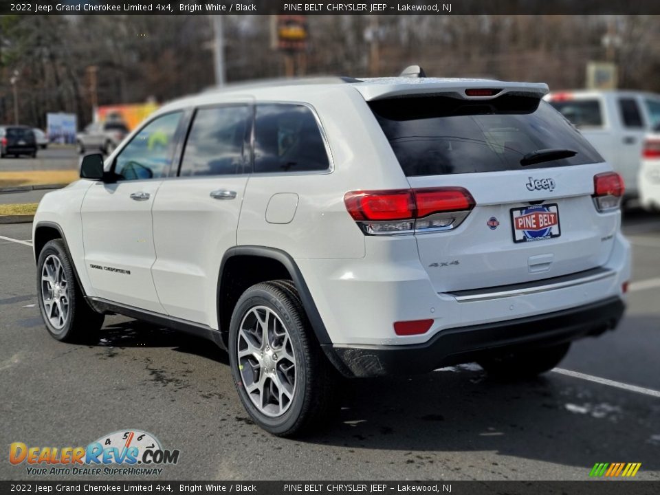 2022 Jeep Grand Cherokee Limited 4x4 Bright White / Black Photo #4