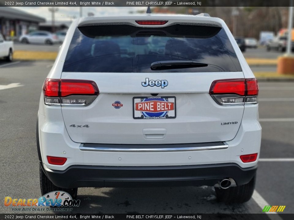 2022 Jeep Grand Cherokee Limited 4x4 Bright White / Black Photo #5