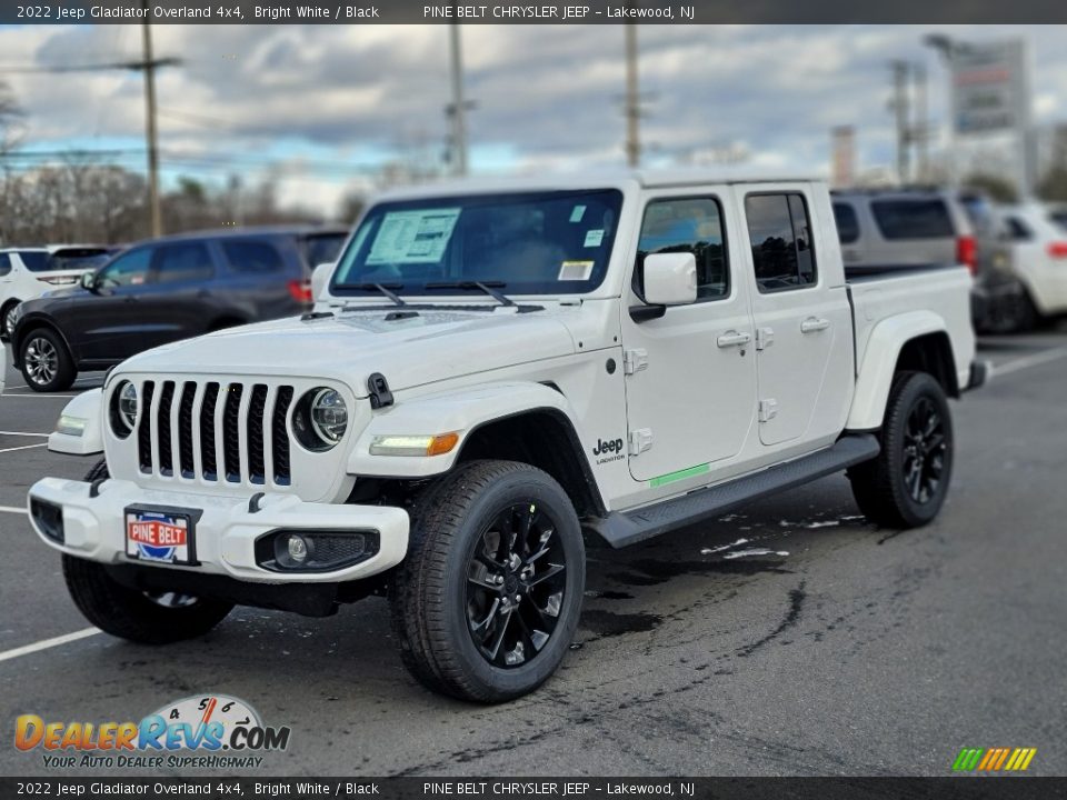 2022 Jeep Gladiator Overland 4x4 Bright White / Black Photo #1