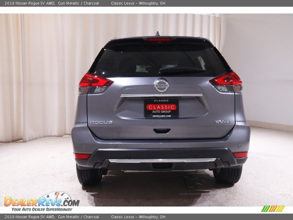 2019 Nissan Rogue SV AWD Gun Metallic / Charcoal Photo #19