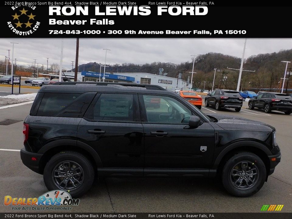 2022 Ford Bronco Sport Big Bend 4x4 Shadow Black / Medium Dark Slate Photo #1