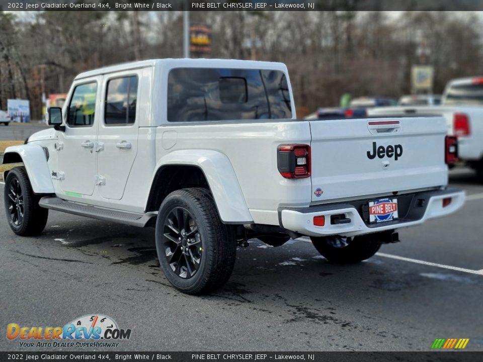 2022 Jeep Gladiator Overland 4x4 Bright White / Black Photo #4