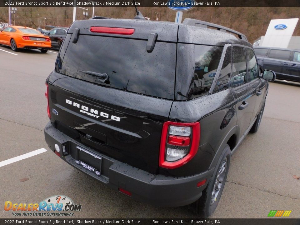 2022 Ford Bronco Sport Big Bend 4x4 Shadow Black / Medium Dark Slate Photo #2