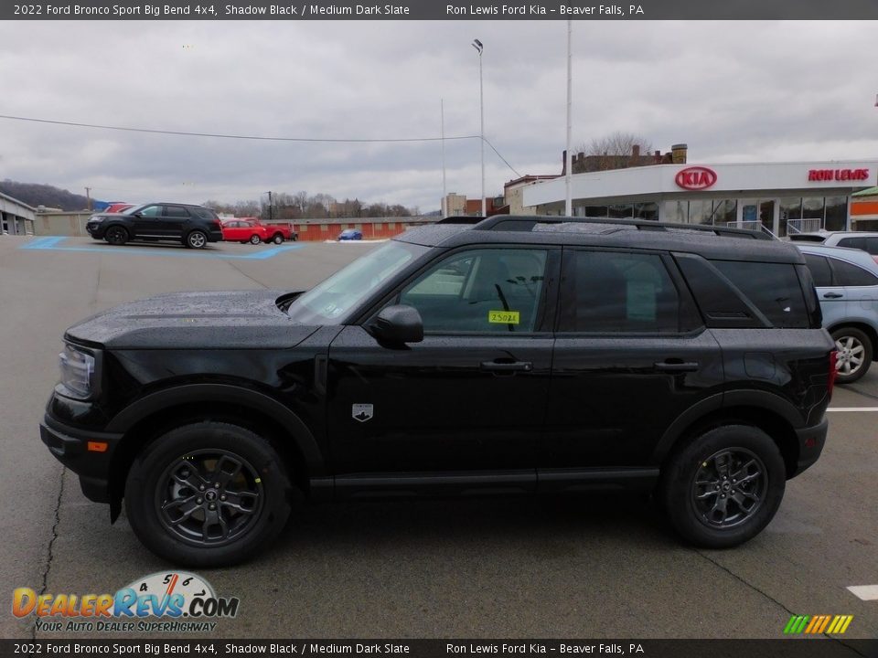 2022 Ford Bronco Sport Big Bend 4x4 Shadow Black / Medium Dark Slate Photo #6