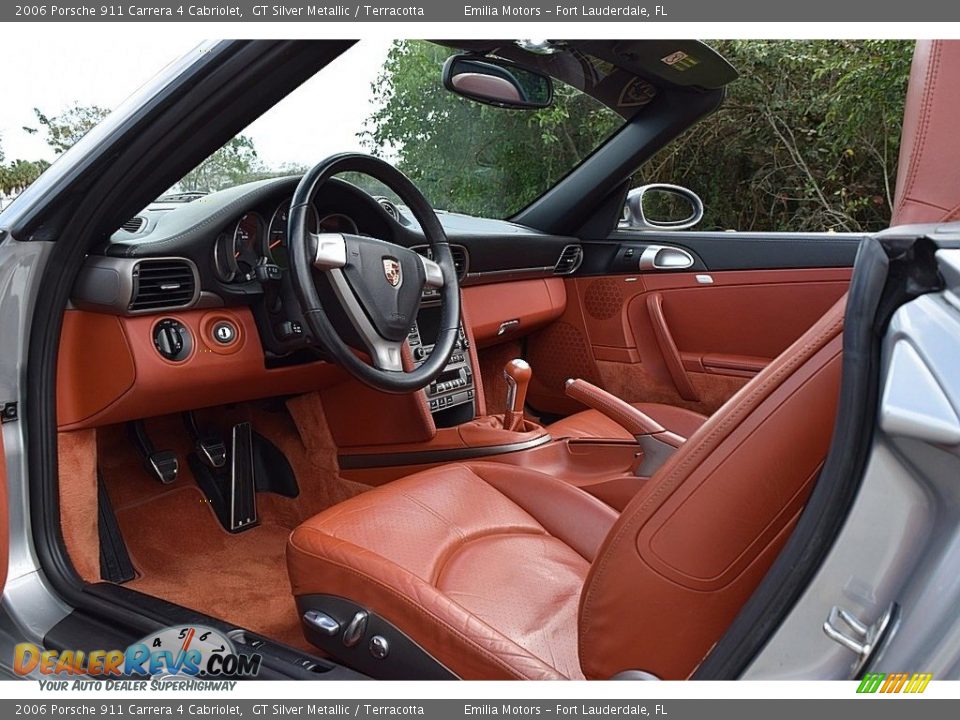 Front Seat of 2006 Porsche 911 Carrera 4 Cabriolet Photo #30