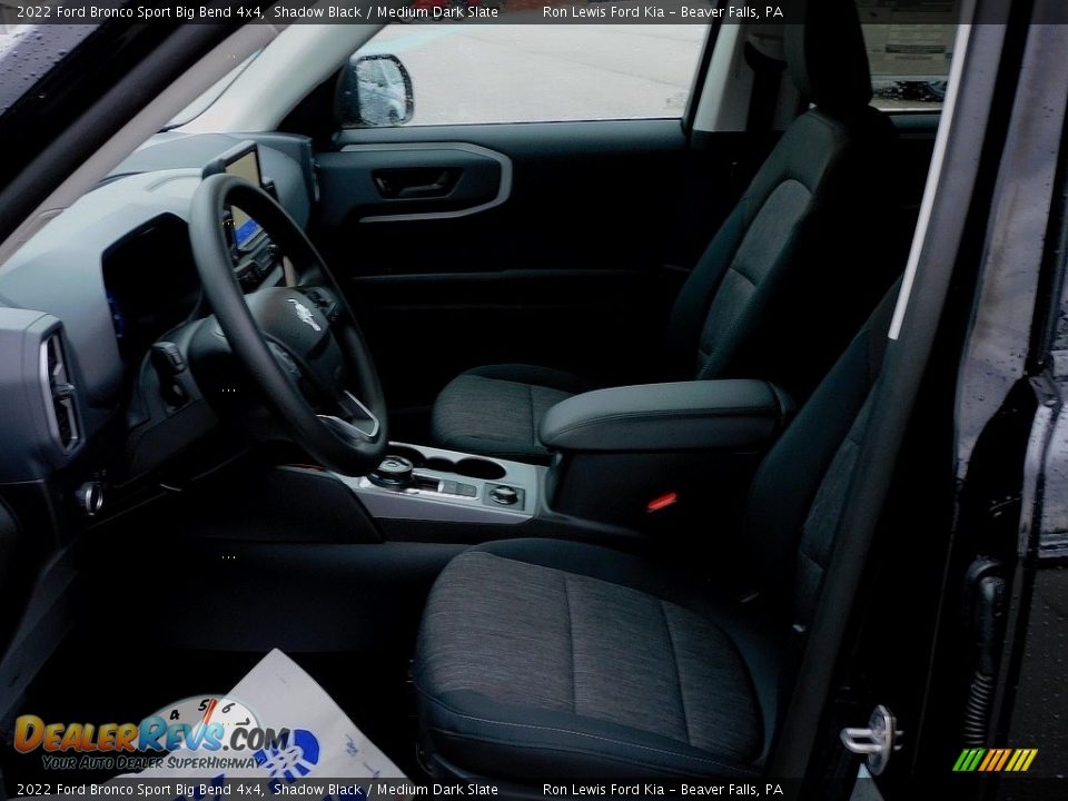 2022 Ford Bronco Sport Big Bend 4x4 Shadow Black / Medium Dark Slate Photo #11