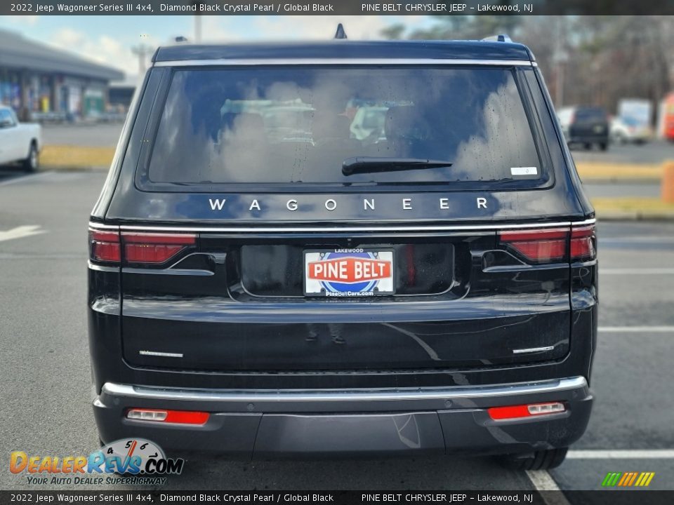 2022 Jeep Wagoneer Series III 4x4 Diamond Black Crystal Pearl / Global Black Photo #7