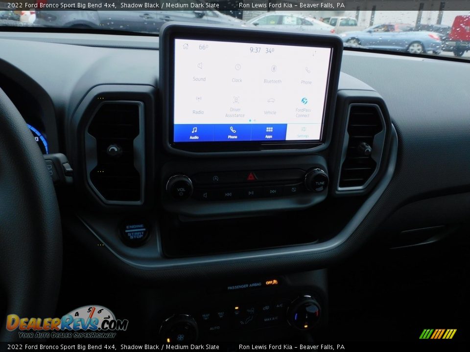 2022 Ford Bronco Sport Big Bend 4x4 Shadow Black / Medium Dark Slate Photo #15