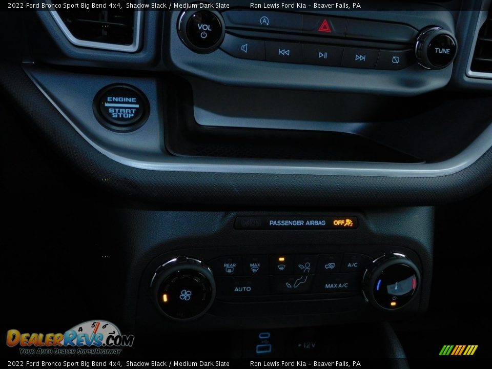 2022 Ford Bronco Sport Big Bend 4x4 Shadow Black / Medium Dark Slate Photo #17