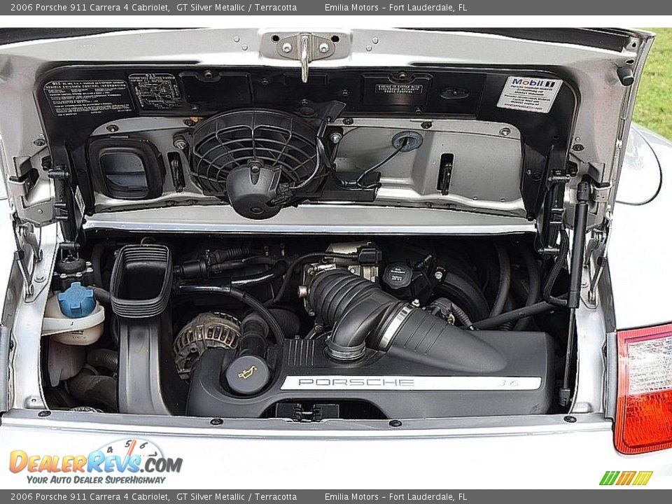 2006 Porsche 911 Carrera 4 Cabriolet 3.6 Liter DOHC 24V VarioCam Flat 6 Cylinder Engine Photo #44