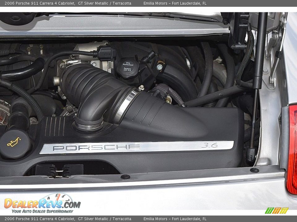 2006 Porsche 911 Carrera 4 Cabriolet 3.6 Liter DOHC 24V VarioCam Flat 6 Cylinder Engine Photo #45