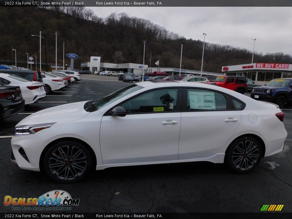 2022 Kia Forte GT Snow White Pearl / Black Photo #6