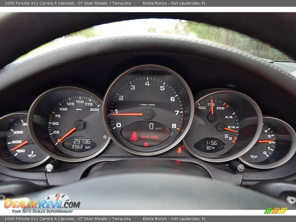 2006 Porsche 911 Carrera 4 Cabriolet Gauges Photo #52