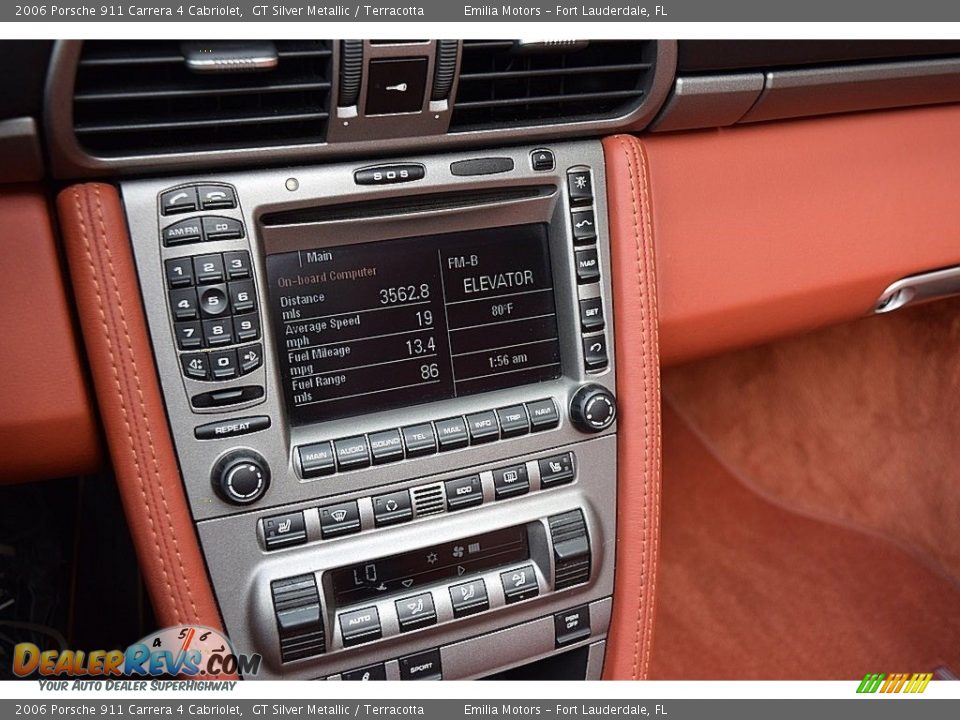 Controls of 2006 Porsche 911 Carrera 4 Cabriolet Photo #53