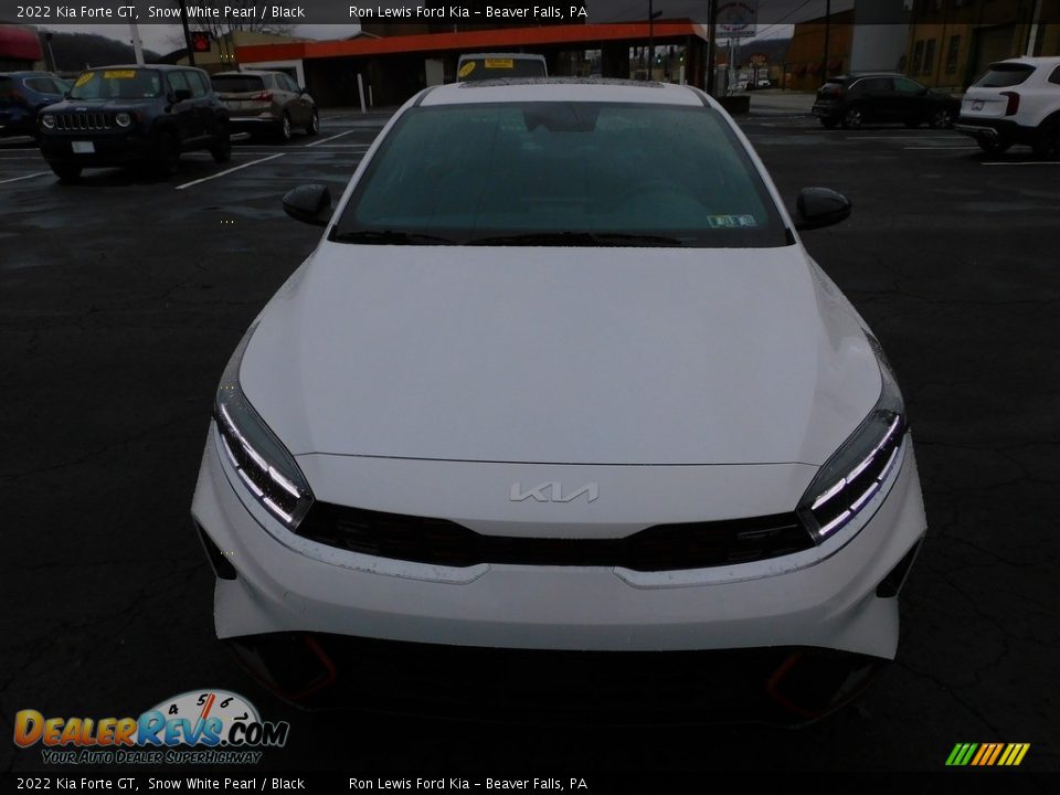 2022 Kia Forte GT Snow White Pearl / Black Photo #8