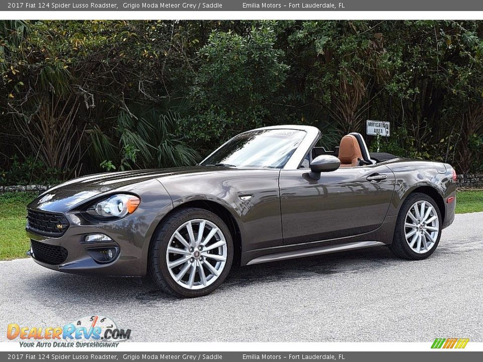 Grigio Moda Meteor Grey 2017 Fiat 124 Spider Lusso Roadster Photo #3