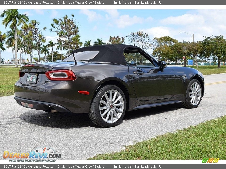 Grigio Moda Meteor Grey 2017 Fiat 124 Spider Lusso Roadster Photo #10