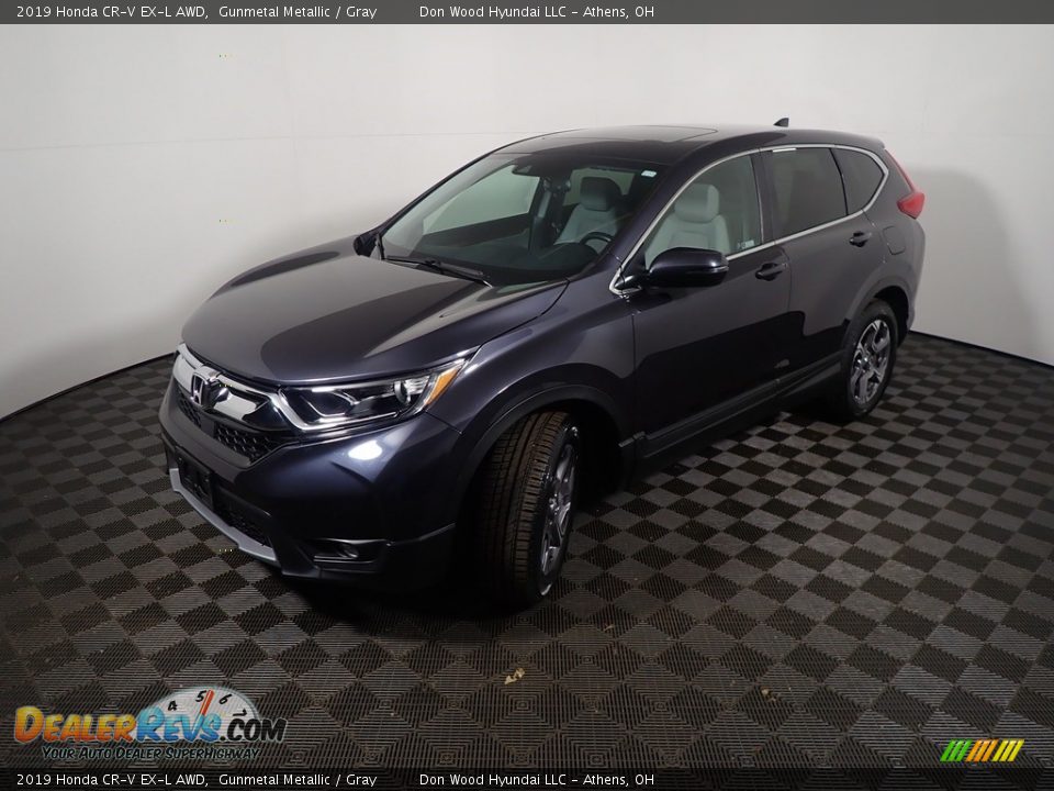 2019 Honda CR-V EX-L AWD Gunmetal Metallic / Gray Photo #10