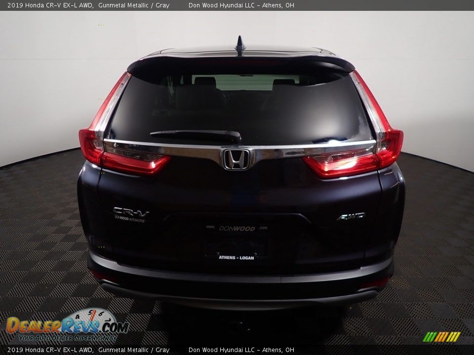 2019 Honda CR-V EX-L AWD Gunmetal Metallic / Gray Photo #14