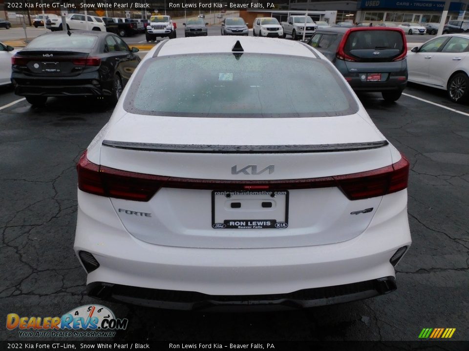 2022 Kia Forte GT-Line Snow White Pearl / Black Photo #3