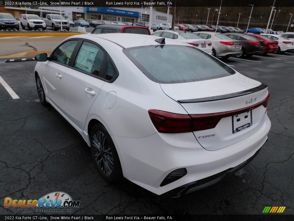2022 Kia Forte GT-Line Snow White Pearl / Black Photo #5