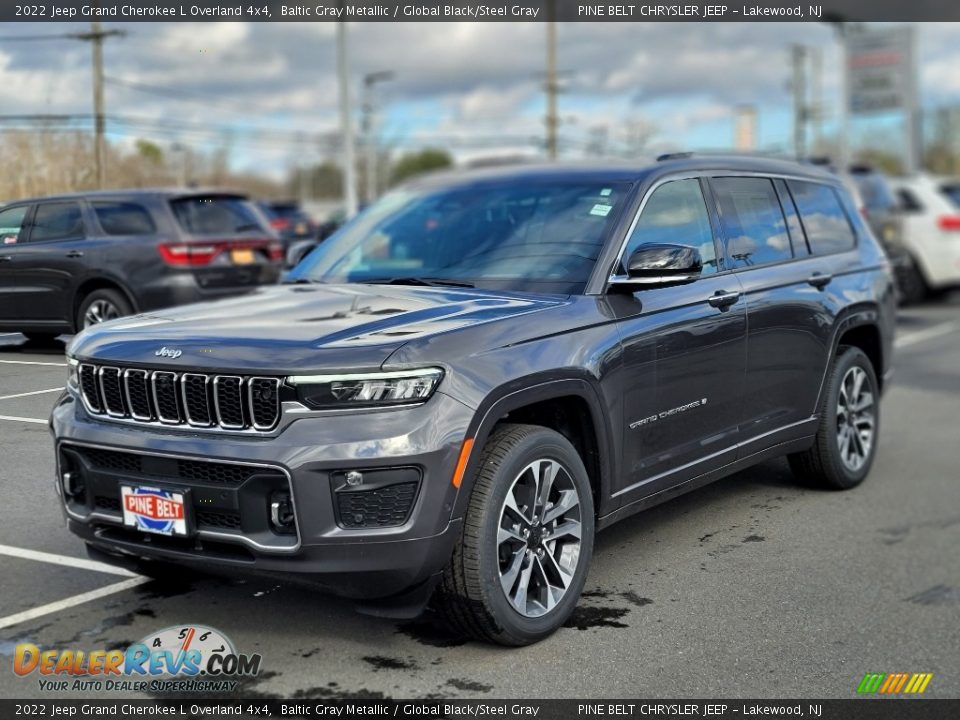 2022 Jeep Grand Cherokee L Overland 4x4 Baltic Gray Metallic / Global Black/Steel Gray Photo #1