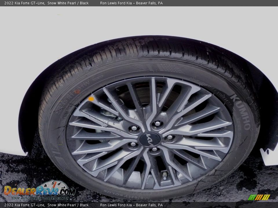 2022 Kia Forte GT-Line Snow White Pearl / Black Photo #10