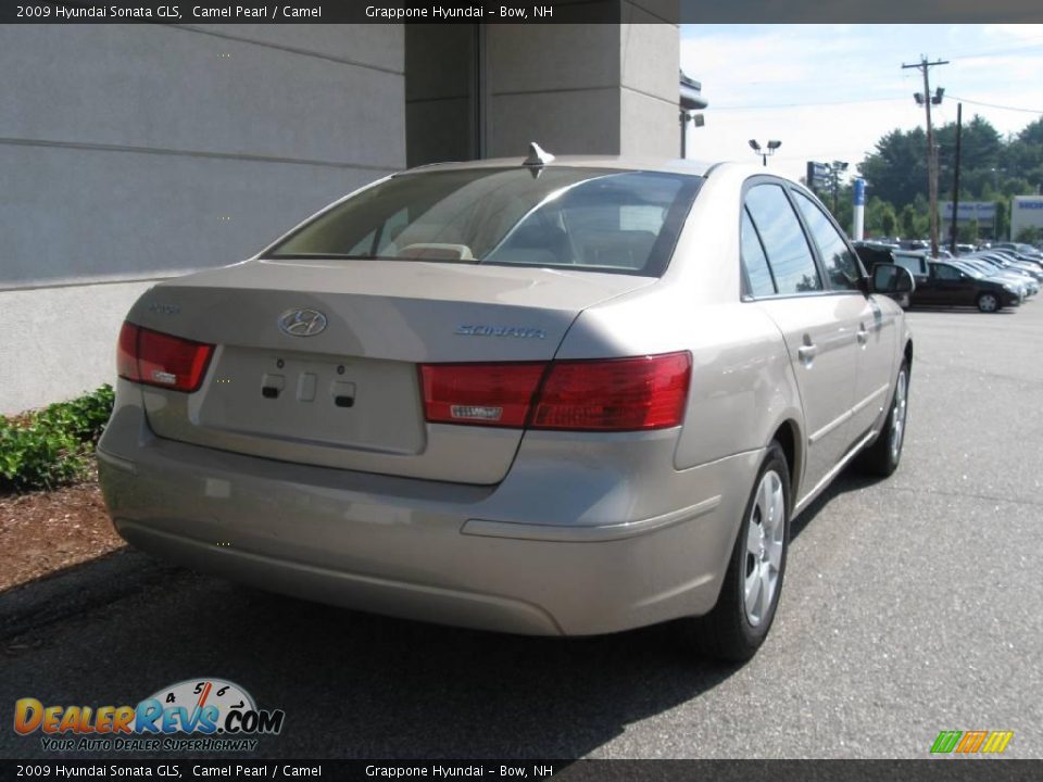 2009 Hyundai Sonata GLS Camel Pearl / Camel Photo #3