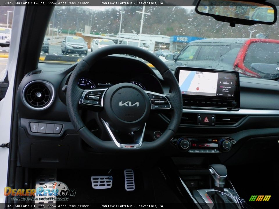 2022 Kia Forte GT-Line Snow White Pearl / Black Photo #13