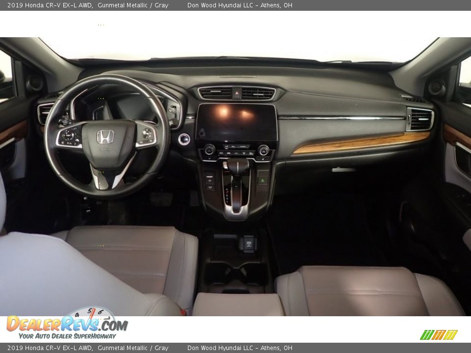 2019 Honda CR-V EX-L AWD Gunmetal Metallic / Gray Photo #26