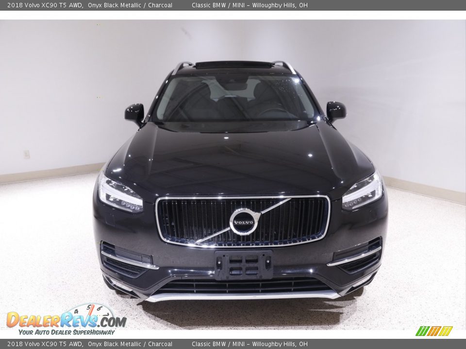 2018 Volvo XC90 T5 AWD Onyx Black Metallic / Charcoal Photo #2